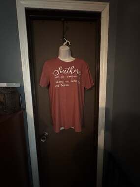 Bella+Canvas Southern 'Raised on Sweet Tea and Jesus' Graphic T-Shirt